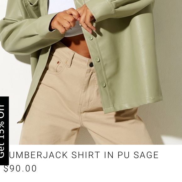 Leather Shacket - Picture 2 of 2